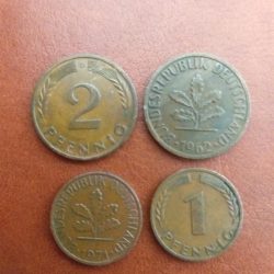 Antigua moneda inflada de Alemania Oriental