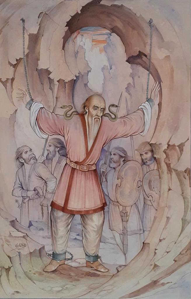 Miniature du Maître Mohammad Baqer Aghamiri