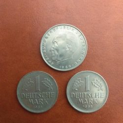 German mark coins